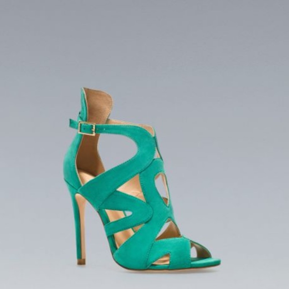 Zara Strappy High Heel Sandals